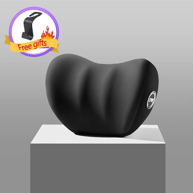 Car Neck Pillow Protection Low Back Support Memory Foam Breathable Car Headrest Cushion Relieves Pressure Travel Accessories