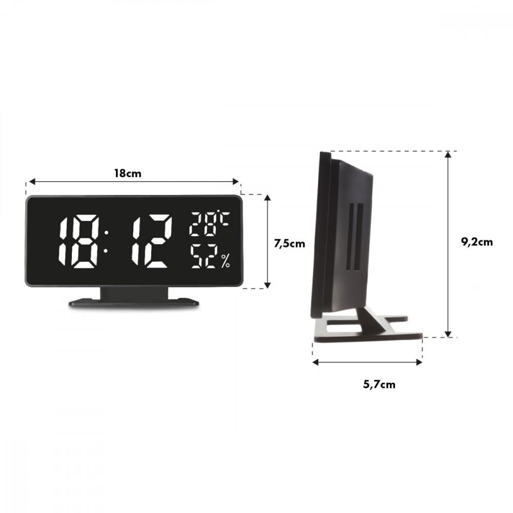 Digital LED Alarm Clock temperature GB395