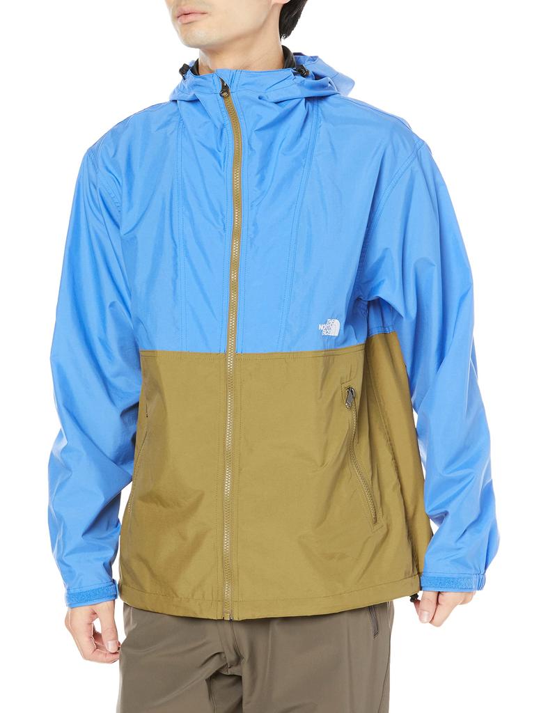 The North Face Lightweight Compact SU Supersonic XL Men's Water-Repellent, Jacket, Blue/Utility Brown,