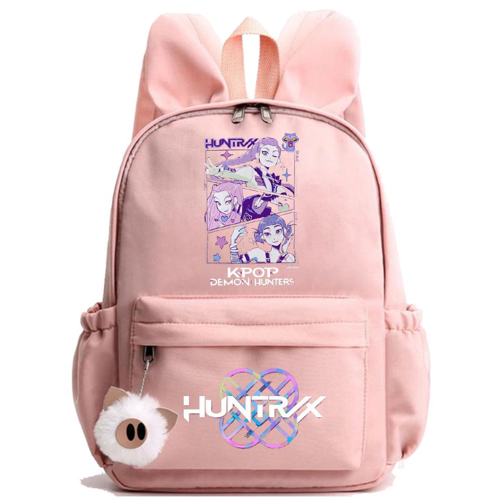 Anime Cute K-Pop Printed Backpack Student Teenager Bookbag for Boy Girl Schoolbag Kid Gift Women Large Capacity Travel Bag Mochila