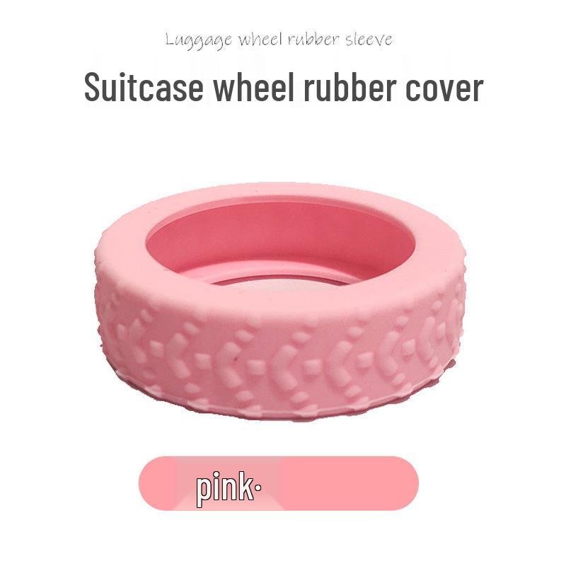 Luggage Silicone Wheel Protector Cover - Universal Replacement Accessory for Silent Suitcase Wheels