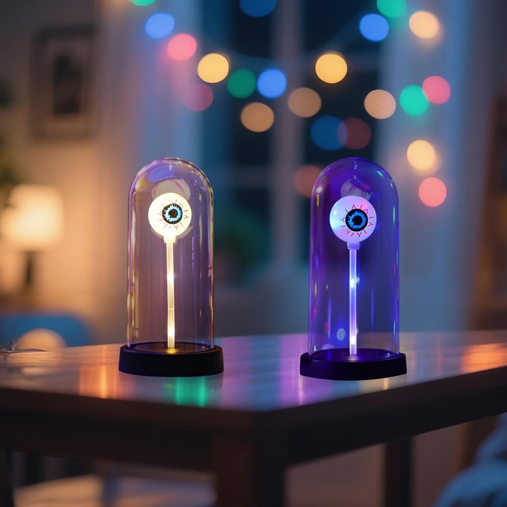 Strange One Eyed Night Light Party Decoration Ornament Small Night Light,Halloween Decorations, Halloween Ornaments-Without Battery
