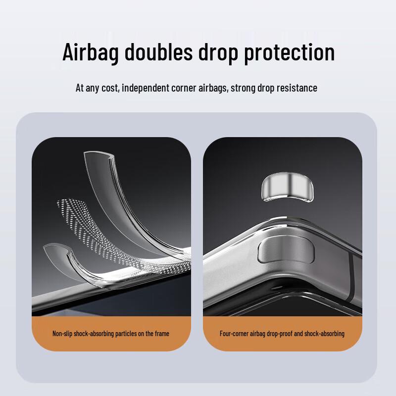 PERFECTSIGHT Clear Shockproof Phone Case for Samsung Galaxy S25 Ultra