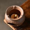 Rough Pottery Tea Roasters Vintage Ceramic Tea Scenting Candle Base Black Tea Green Tea Scenting Tea Ceremony Kung Fu Tea Set