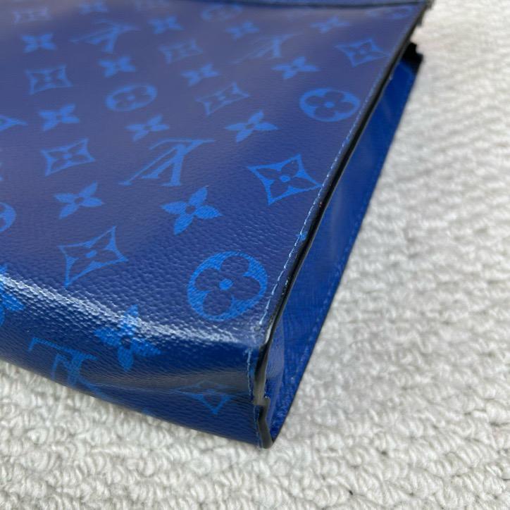 [Pre-Owned] Pochette Voyage Classic Monogram Portable Zipper Toiletry Bag Medium - Very Good #EFSP4K
