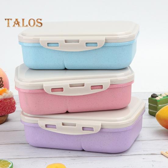 Boîte de rangement de déjeuner, support alimentaire antidérapant, facile à transporter, conteneur de stockage de nourriture familial pratique, fournitures scolaires