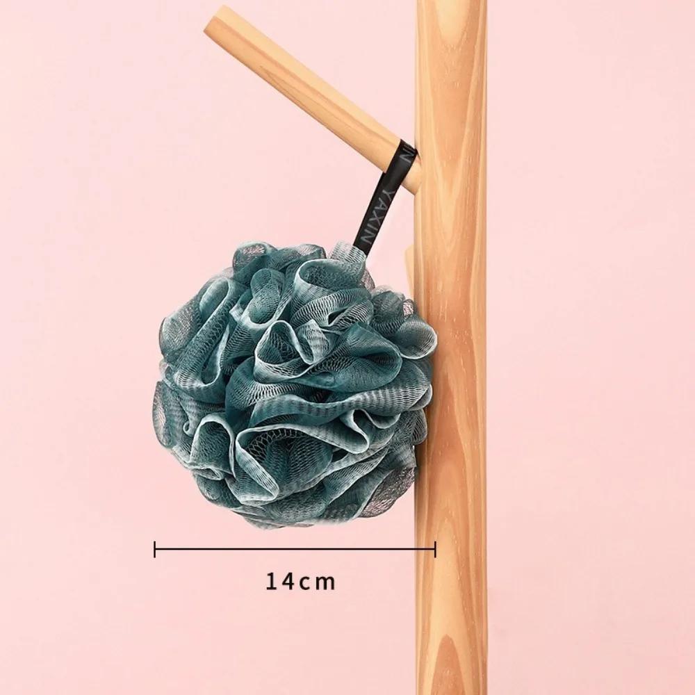 Large Mesh Bath Sponge Loofah Ball Rich Foam Body Scrubber Shower Puff Exfoliating Body Wash Ball Bathroom Cleaning Accessory
