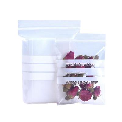 WENBORUIKANG Writeable Transparent Resealable Bags
