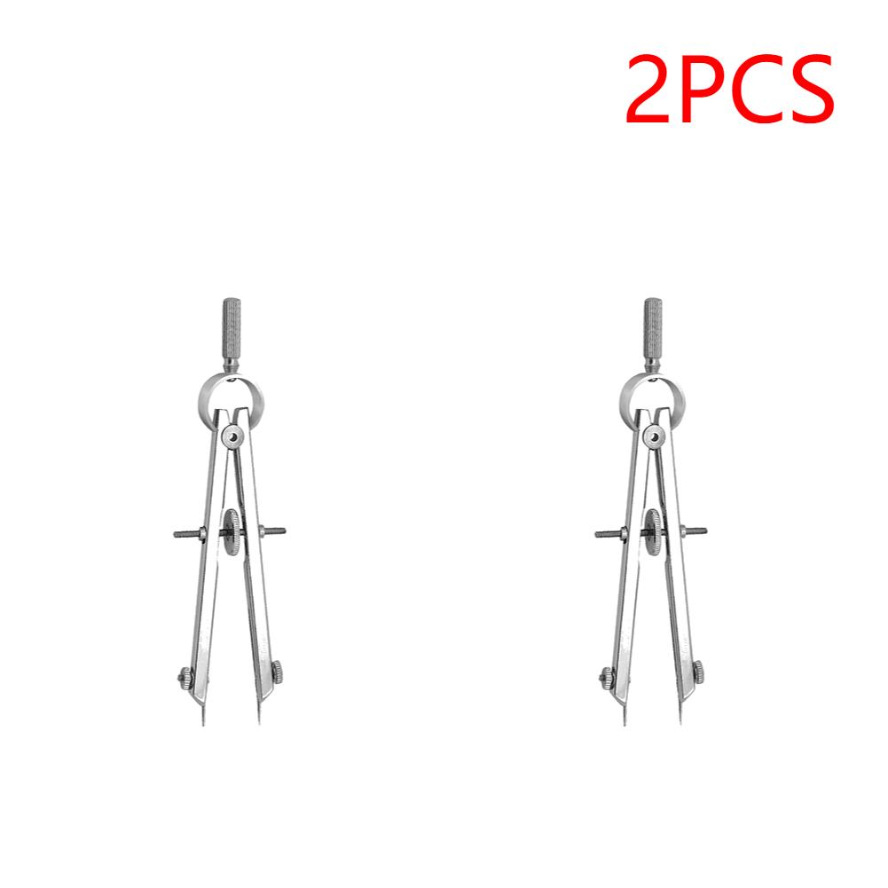 10-1 Pcs Multifunction Bow Divider Spring Compasses Engineering Compasses Drawing Tool Metal Geometry Compass Bow Divider