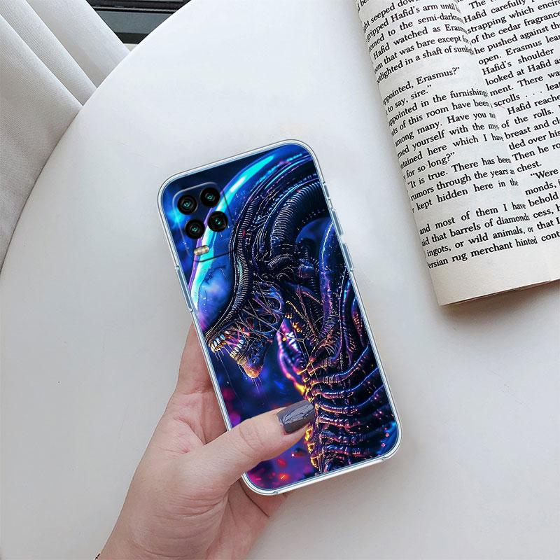 Aliens vs Predator Xenomorph Handyhülle für Motorola Moto Edge Plus G200 G23 E13 E15 E20 E30 G62 G71 G72 G75 G24 G15 Power