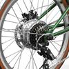 OT02PRO, rosso/verde, potenza motore 250W, 36V, batteria staccabile 5.2AH, pneumatici 20*1.35 pollici, bicicletta elettrica da città, velocità massima 25KM/H