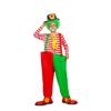 Déguisement De Clown Pour Garçon - Rouge Et Vert - T-shirt, Pantalon Et Anneau Inclus
