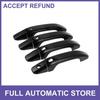 4pcs Exterior Door Handle Cover for GMC Yukon 2015- with 4 Keypad Black New