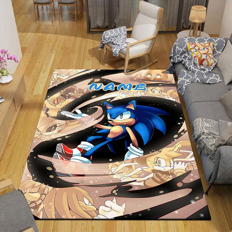 Custom 1Pc Sonic Adventure Heroic Journey Rug Office Carpet Indoor Outdoor Entrance Doormat Nonslip Soft And Comfortable Living Room D2915340