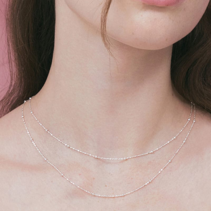 engbrox Crush Ball Layered Necklace