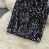 High Waist Skirt Women's Summer Vintage Hip Wrap Slim Elastic Fashion Skirt