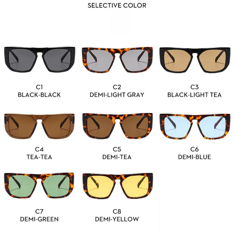 Women's Sunglasses, Men's and Women's Fashion Large-frame Sunglasses
