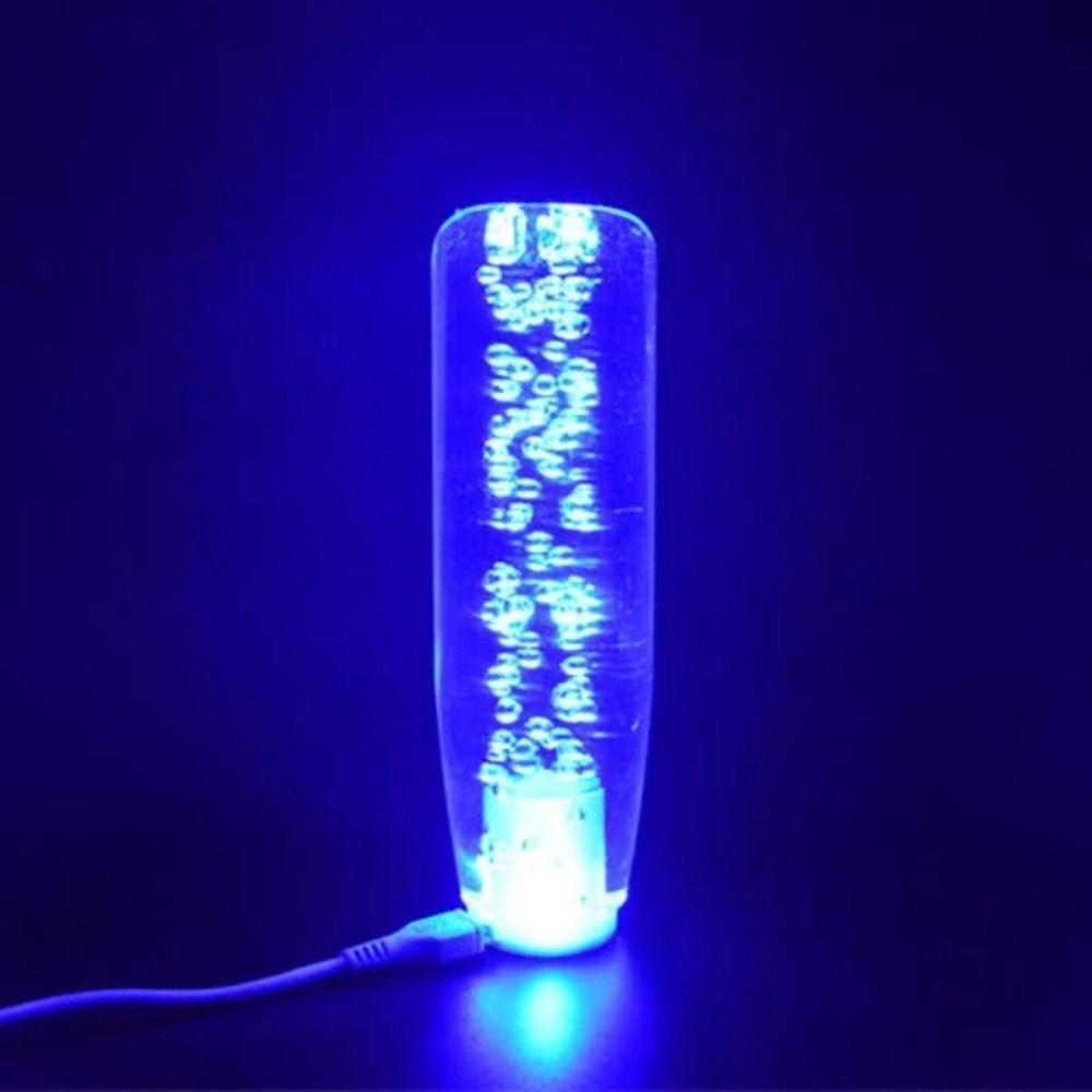 Auto Gear Shift Knob Bubble Shifter Lever Car Shift Knob LED Light Shifter Manual Gear Stick Knob