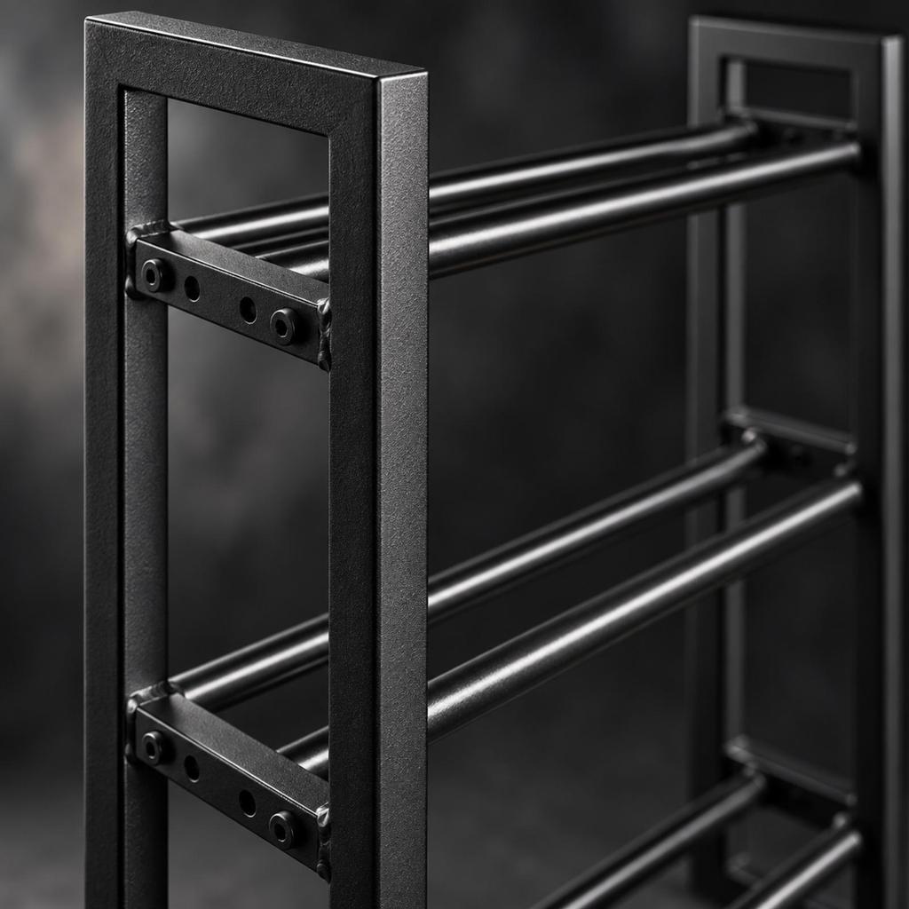 Fitness Equipment Organizer Stable Adjustable-Width Storage Rack for