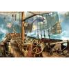 Pirate Treasure World Map Backdrop – Sailing Theme For Boy'S Kids Birthday Party, Photography Studio Decor Banner-Tapestry