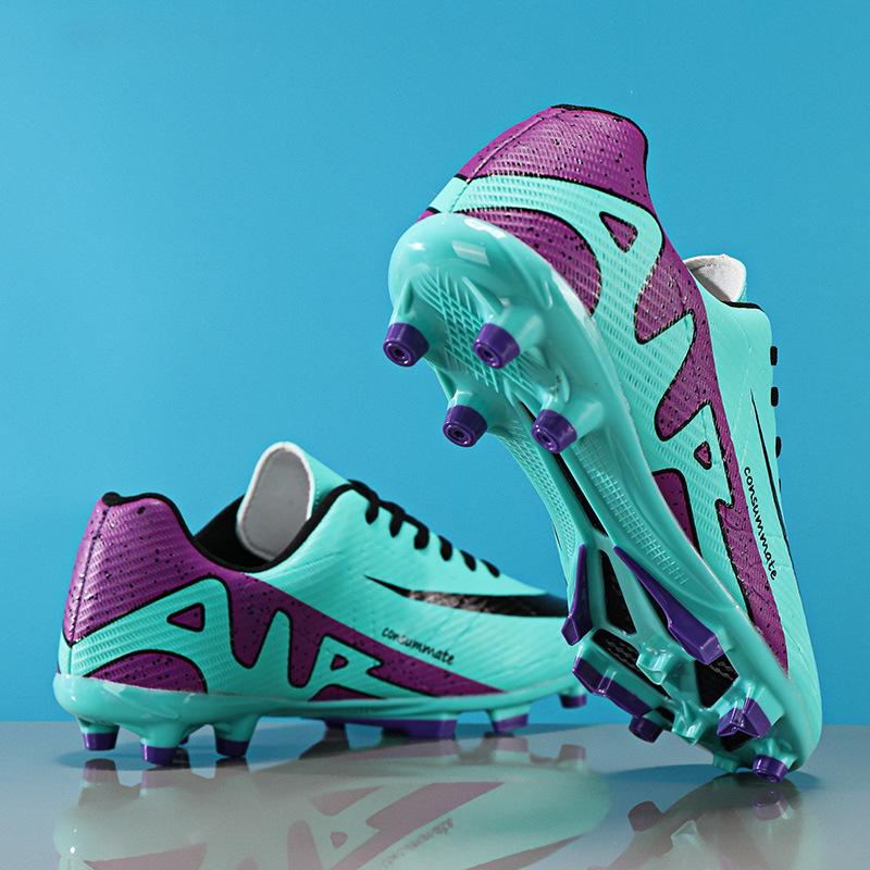 New football shoes World Cup men's AG spikes adult lawn student game training non-slip professional sneakers