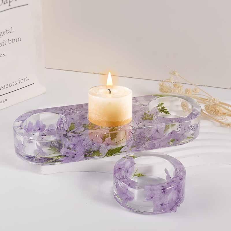 DIY Zylindrischer Kerzenständer Silikonform Zement Gips Kerzenhalter Form Duft Aromatherapie Dekoration Harzform