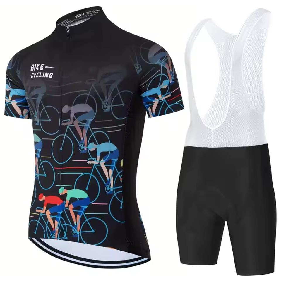 2026 Sommer Atmungsaktives Radsportanzug-Set VAE Radtrikot-Set Herren Fahrrad Berg Uniform Ropa Ciclismo Maillot Hombre Fahrradbekleidung Anzug