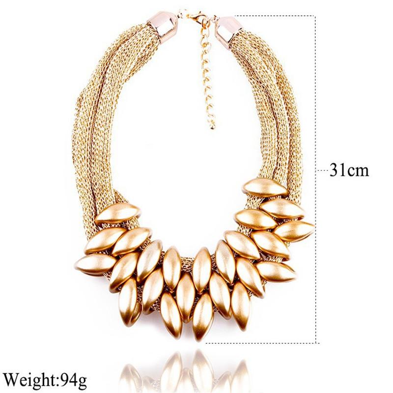 DIEZI Moda Vintage Fascino Statement Collane Punk Choker Collare Etnico Nero Oro Colore Nuovi Ciondoli collana gioielli donna