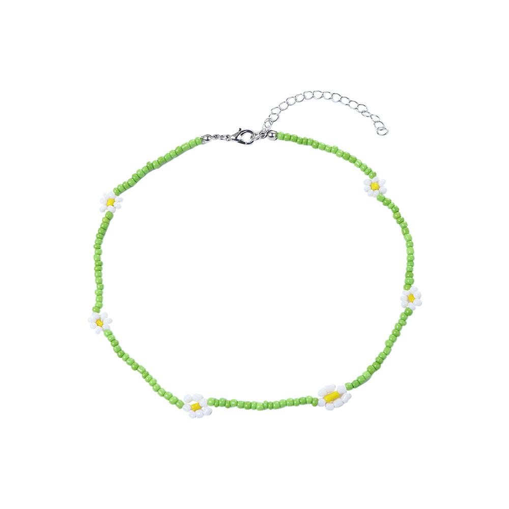 Cute New Women Jewelry Flower Party Necklace Daisy Beaded Chocker