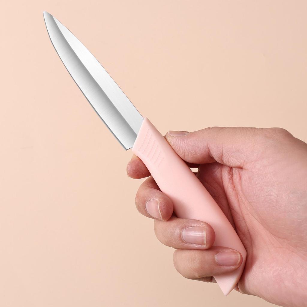 Portable Baby Food Knife Set: Includes Utensils, Peeler, Fruit Knife, Cutting Board - Three-Piece Set Gift