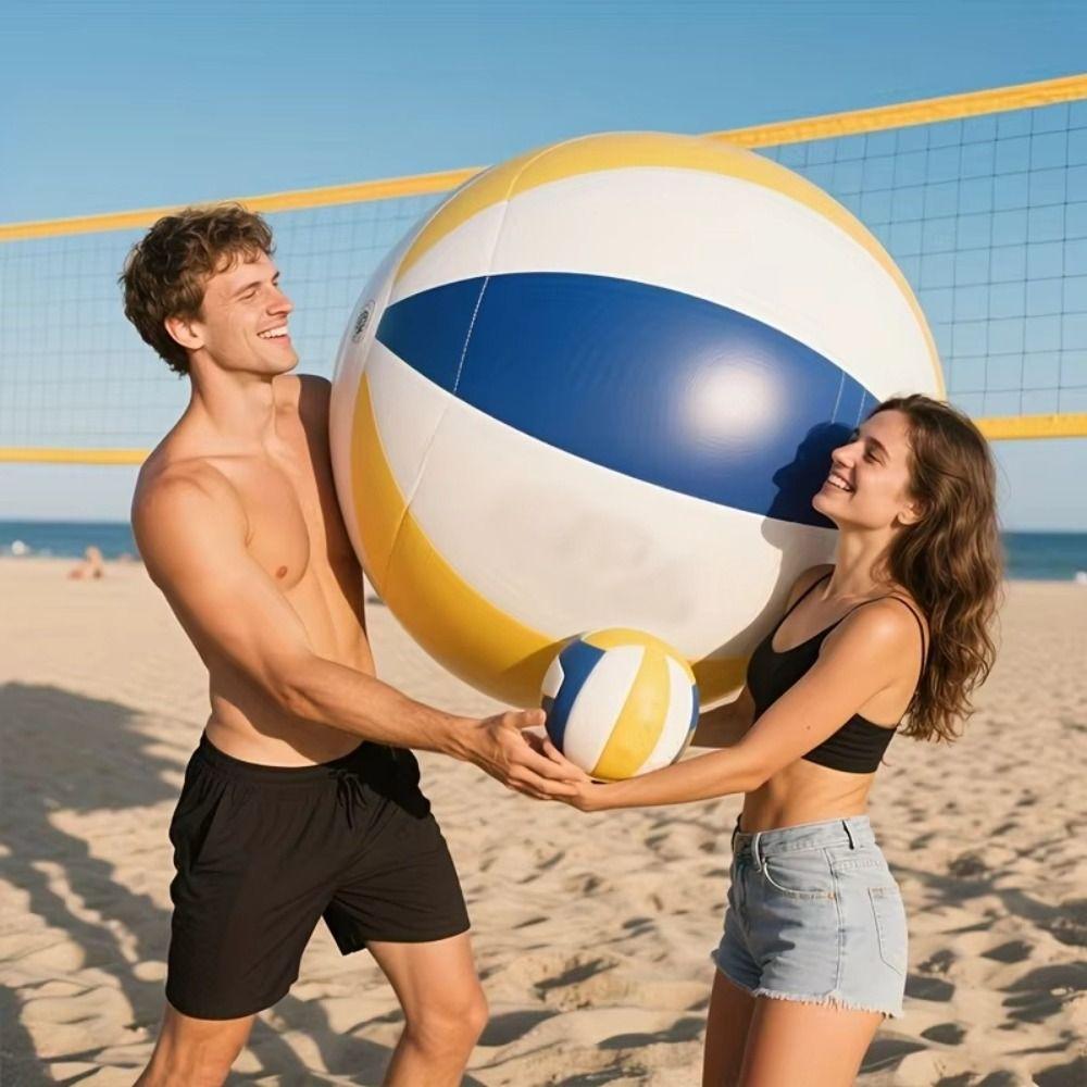 Large Giant Beach Volleyball PVC Material PVC Beach Ball Inflatable Beach Volleyball Home Party