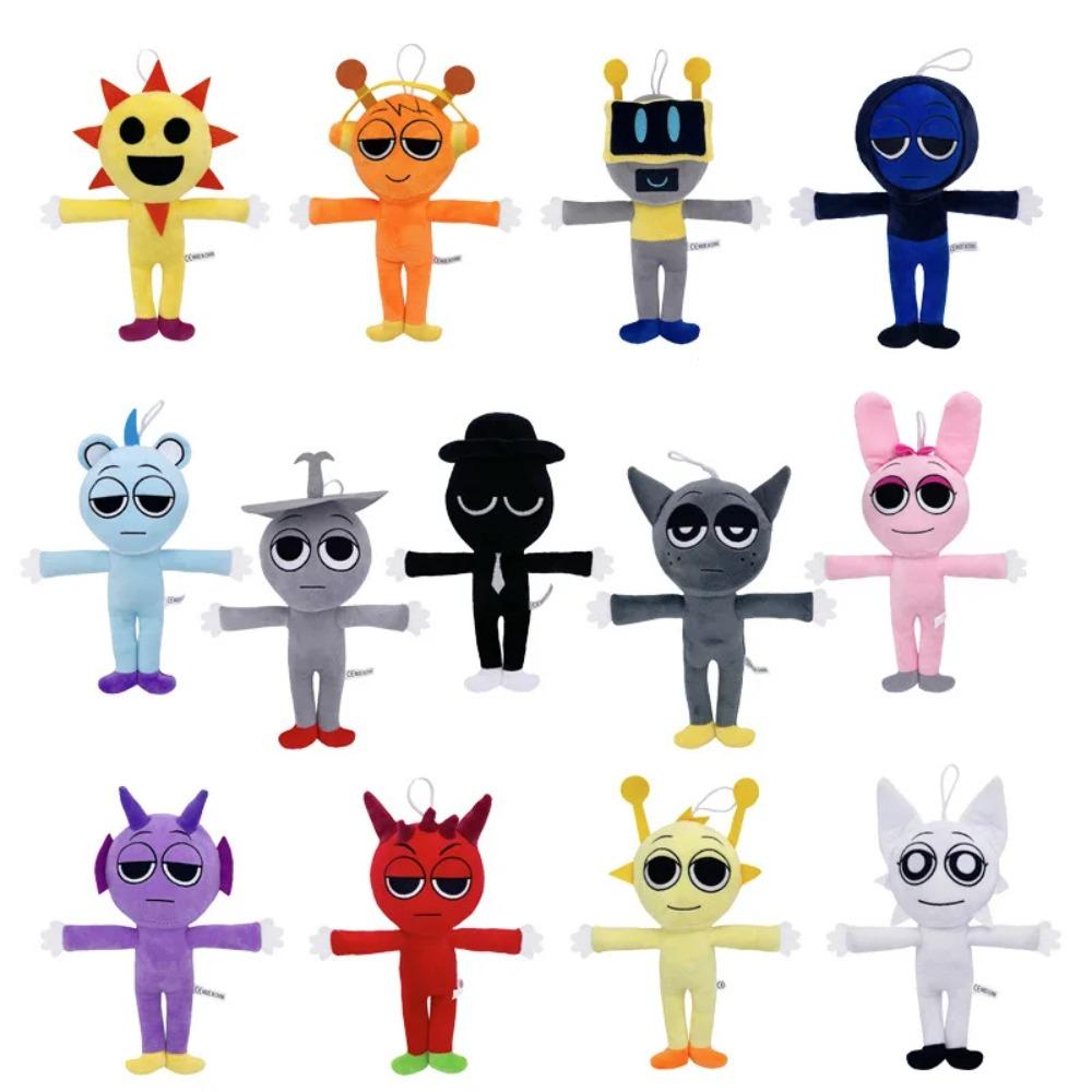 Sprunki Plush Toys Sprunki Plushie Doll Singers Oren Wenda Game Cartoon Stuffed Pillow Kids Birthday Christmas Gifts