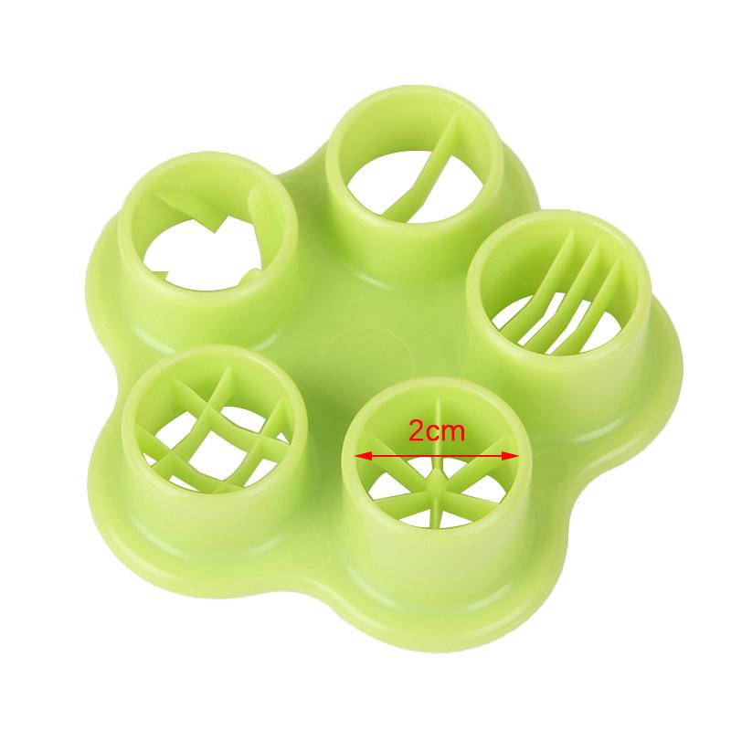 5 In 1 Sausage Hot Dog Cutter Set Flower Crab Octopus Style Ham Sausage Cutter Kitchen Cutting Mold DIY Lunch