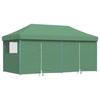 VidaXL Folding Pop-Up Party Tent 4 Sidewalls Green, Tent, Awning Tent, Gazebo Awning, Tent 4004952
