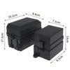 1Pcs Waterproof Car Truck Relay Fuse Box 4 Relays 6 Fuses Holder Case for Off-Road SUV Marine Use