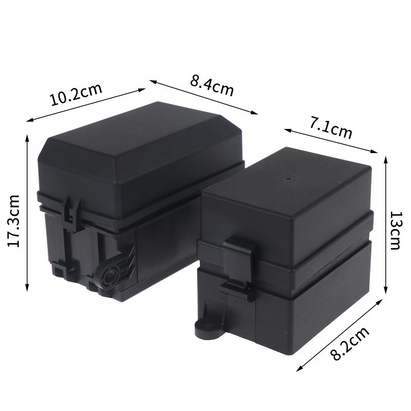 1Pcs Waterproof Car Truck Relay Fuse Box 4 Relays 6 Fuses Holder Case for Off-Road SUV Marine Use
