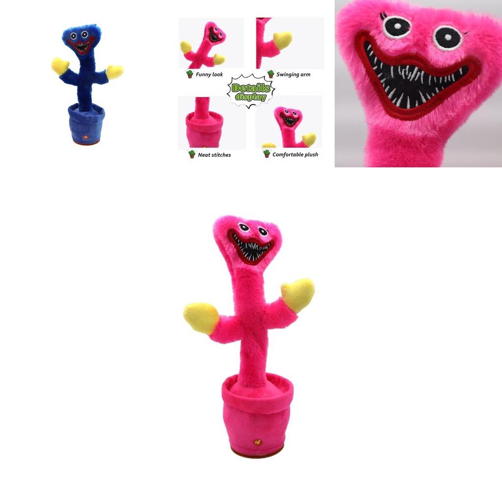 Poppy Playtime Huggy Wuggy Talking Cactus Plush Toy For Kids Interactive And Safe