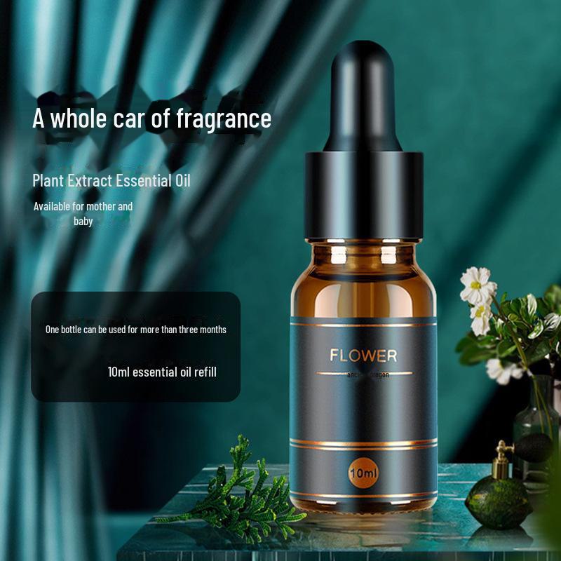 Luxury Aluminum Alloy Car Perfume: High-End Aromatherapy Accessory for Interiors