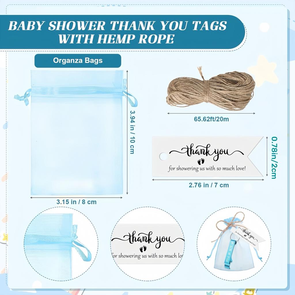 25-100Sets Bottle Openers Keychain Baby Shower Return Favors for Guest Boy Girl Thank You Gifts for Gender Reveal Party Souvenir