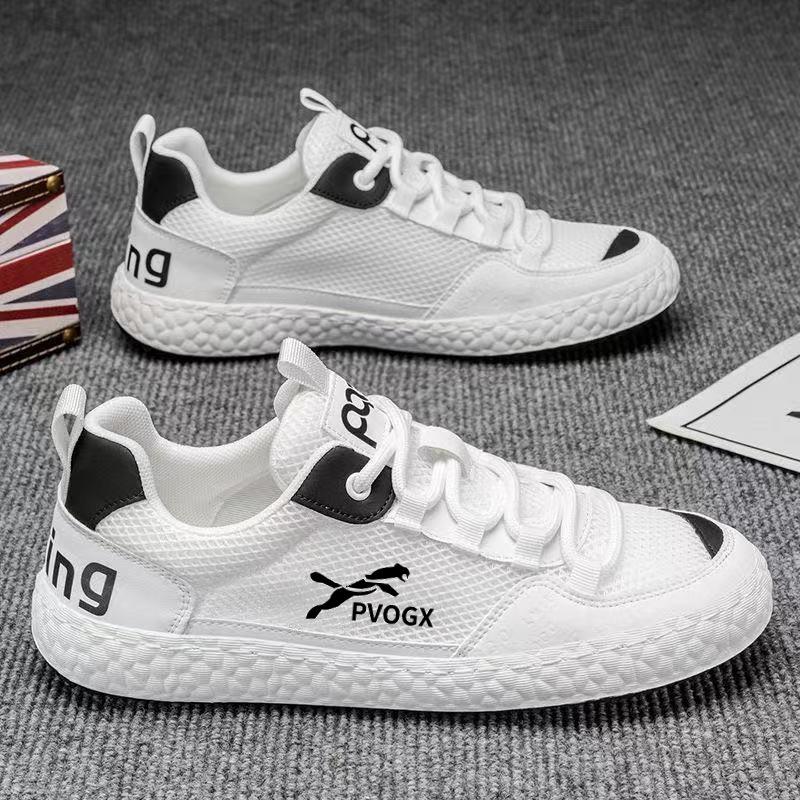 Autumn New Outdoor Anti Slip Flat Men's Casual Shoes Fashion Breathable Versatile Trendy Soft Sole Sneakers Male Board Shoes