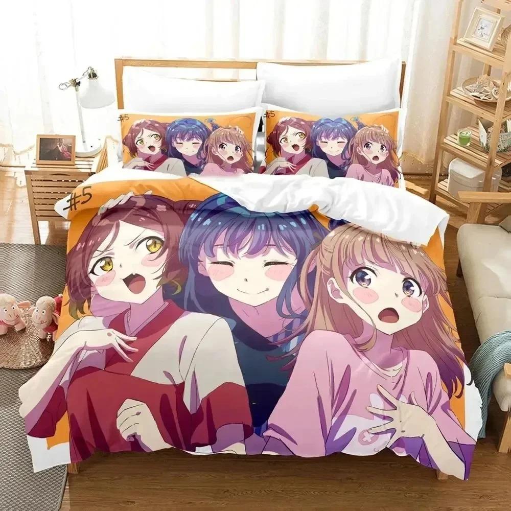 3D Print Anime SELECTION PROJECT Beding Set Soft Duvet Cover Bed Linen Set Comfortable Quilt Cover Pilowcase Warm Comforter king Quen Sized Dimensions