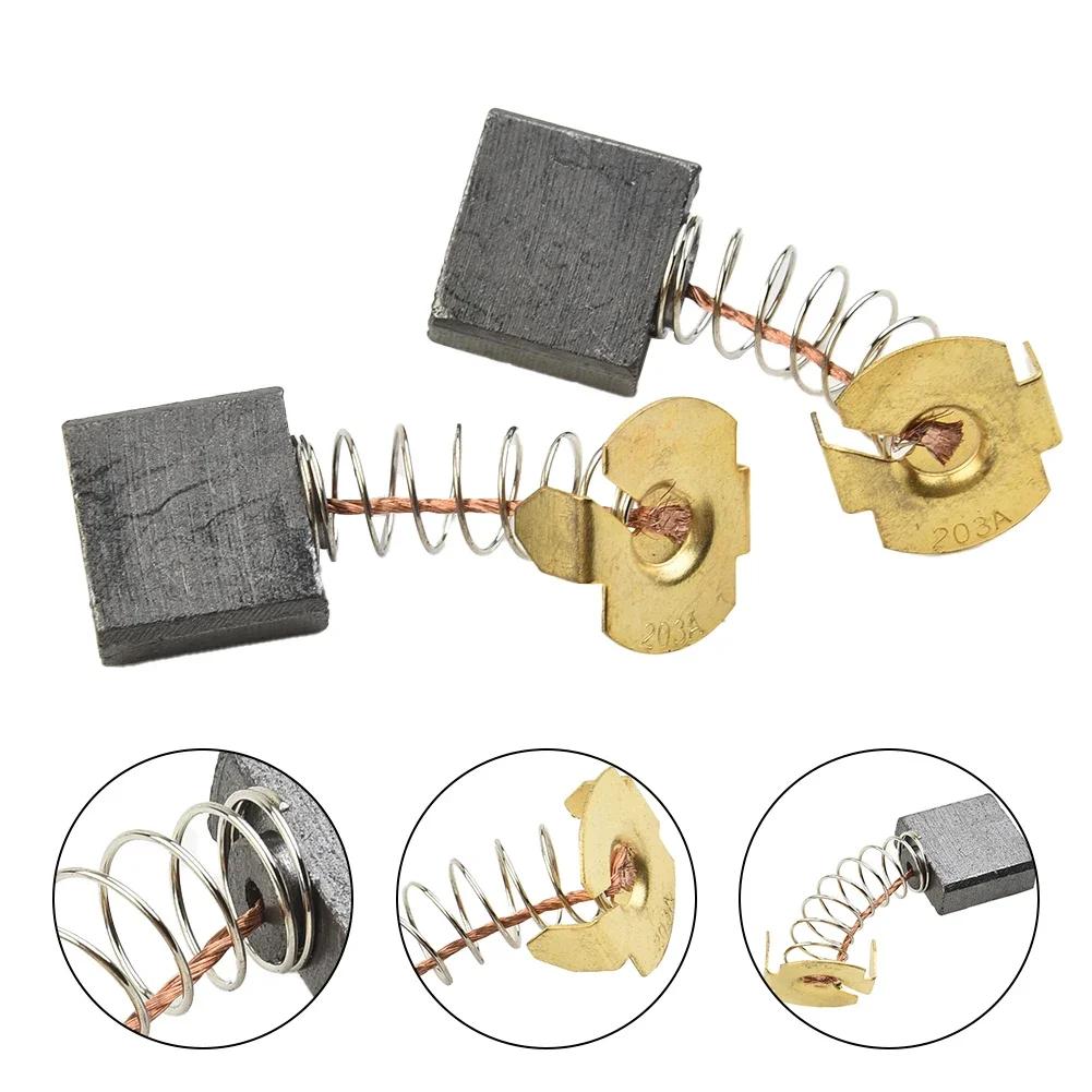 5Pcs CB-203 Carbon Brushes Kit 18 X 16 X 7mm For Angle Grinder High Quality Power Tool Replacement Accessories