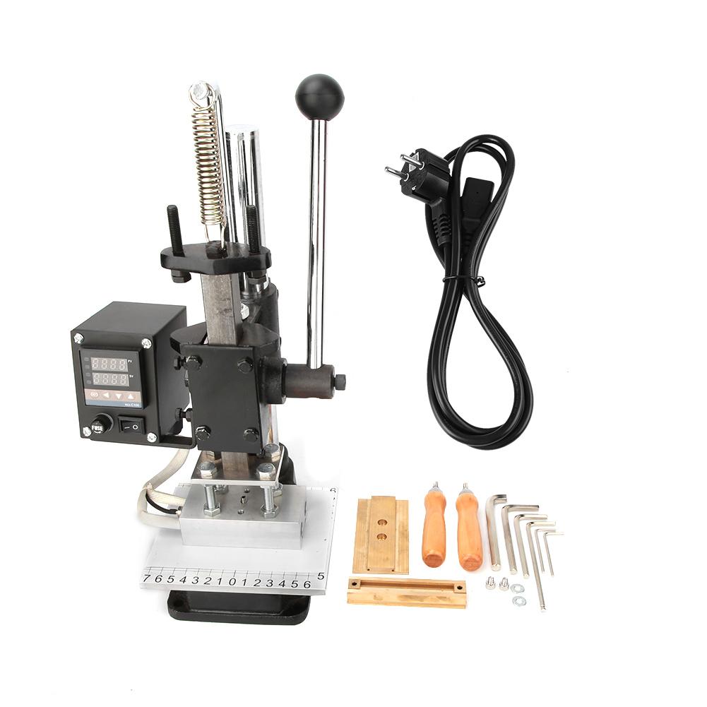 T Slot Hot Foil Stamping Machine Leather Embossing Branding Machine Fast Mold Change