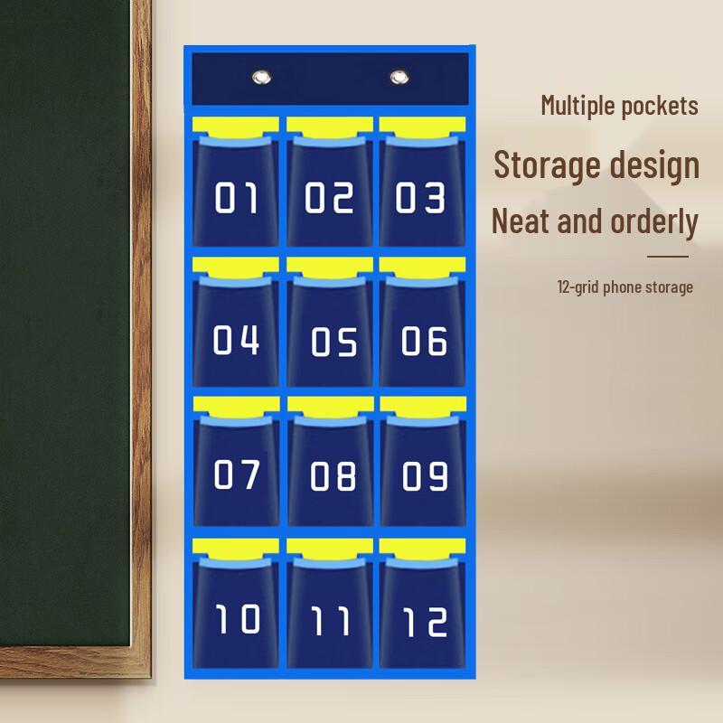 Fabric Wall-Mounted Phone Storage Organizer