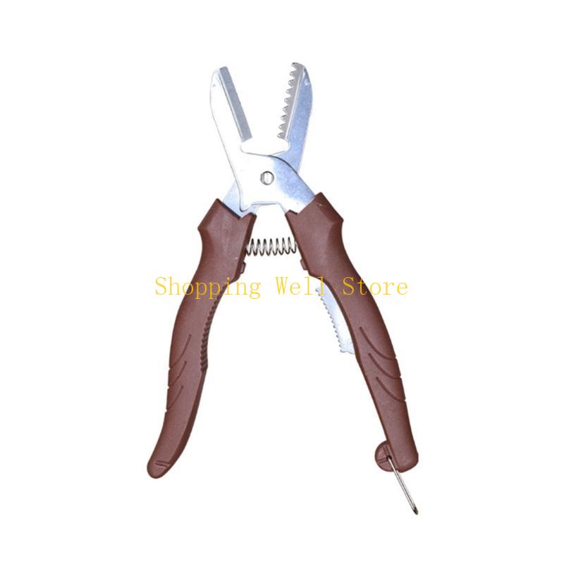 KX4B Chestnut Peelers Chestnut Opener Versatile Tool Chestnut Scissor Stainless Steel Material Chestnut Pliers for Chestnut