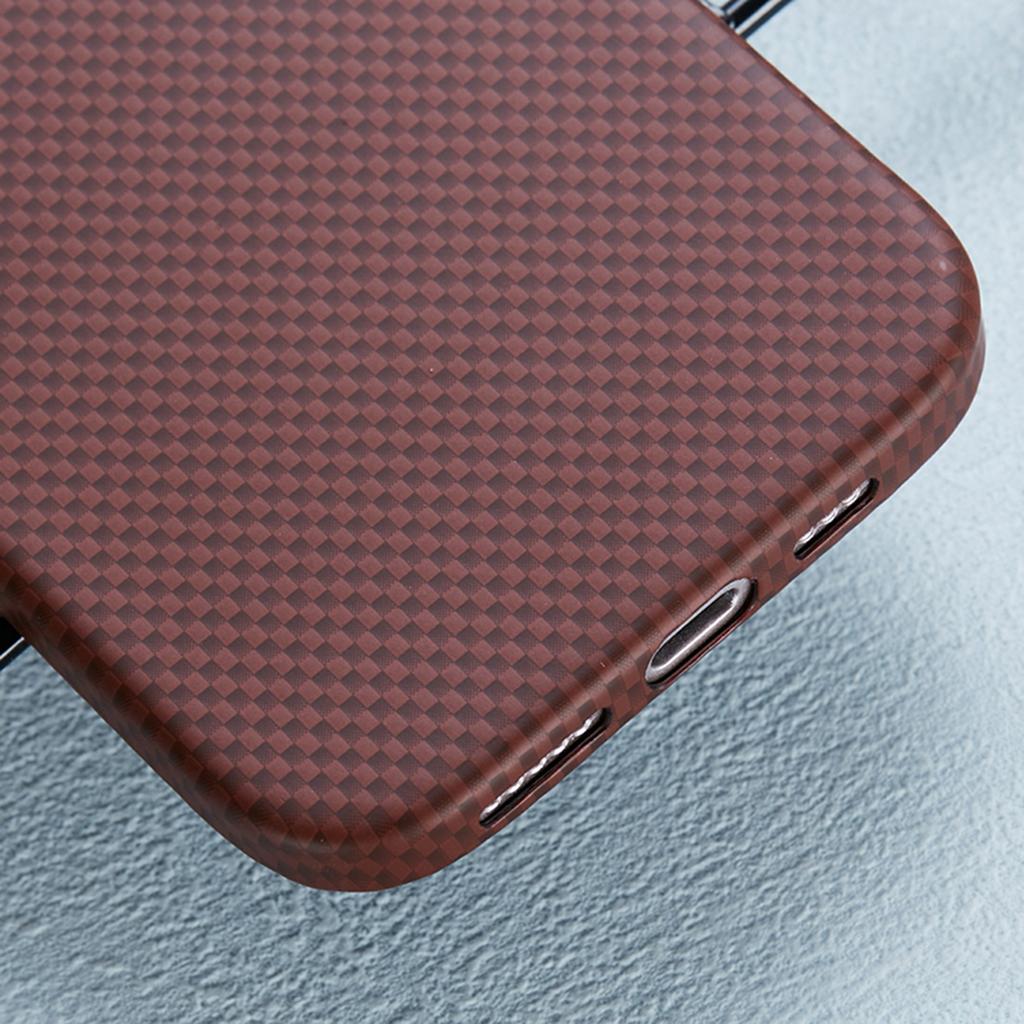 X-LEVEL For iPhone 16 Case Compatible with MagSafe Carbon Nanofiber+Metal Lens Frame Phone Cover