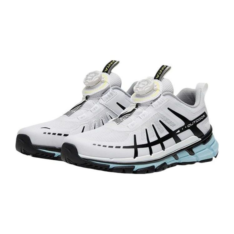 Anta Kids Comfortable Non-Slip Durable Low-Top Running Shoes Kids sneakers White Blue 312335570-3
