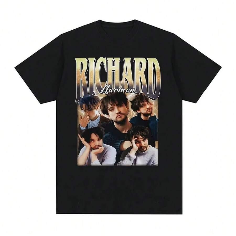 

Men Clothing Unisex Classic Richard Harmon Vintage Graphic T Shirts Harajuku Hip Hop Streetwear T-Shirt Cotton Casual Tshirt ... 5XL різнокольоровий
