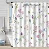 Quick-Drying Waterproof Bath Curtain Washable Partition Curtain Shower Curtains  Home Decoration