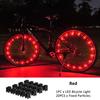 NEW Colorful Rainproof LED Bicycle Wheel Lights Front and Rear Spoke Lights Cycling Decoration Tire Strip Light Accessories